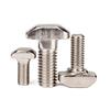 Parafuso padrão europeu tipo T 20304045 perfil M5M6M8 acessórios para perfil de alumínio industrial parafuso niquelado