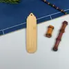 Gravação a Laser em Bambu Nan Conteúdo Gravação a Laser Artesanal DIY Bambu Marcador de Página Criativo Pingente de Presente Cultural e Criativo para Estudante