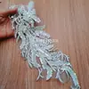 Bordado de Cuentas Trabajo Pesado Parche de Flor Francesa Bordado de Lentejuelas Decoración de Bordado Ropa Accesorios de Vestir Encaje Hecho a Mano DIY
