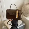 Bolsa Feminina Super Popular Transfronteiriça 2025 Nova Bolsa Pequena Popular de Luxo Nicho Portátil de Ombro Transversal Bolsa Quadrada Pequena