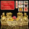 Pixiu de Latão Atrai-Riqueza, Pixiu de Cobre, Pixiu com Ruyi, Enfeites de Pixiu, Artesanato de Pixiu de Cobre, Decorações para Escritório, Atacado de Presentes