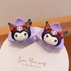 Clipe de Garra Pequeno com Orelhas de Gato Desenho Animado Sanrio para Crianças Fofo Quebra Cabelo de Bebê Presilha de Cabelo Acessórios de Cabelo para Franja de Princesa