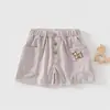 Ropa de bebé, shorts casuales para niños, pantalones finos de verano para niños, ropa exterior, pantalones casuales unisex para bebé, shorts hasta la rodilla