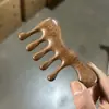 Peine de Masaje de Sándalo Peine de Masaje Cabezal Peine Meridian Llevar Peine Meridian de Madera Tratamiento Capilar Peine de Madera