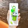 Cadena Creativa Nueva de Bambú Panda con Cuentas para Llavero de Teléfono Colgante Lindo para Bolso Accesorio para Funda de Teléfono Pequeño Regalo