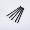 Descartável conveniente mini escova labial sombra escova longa haste batom escova única pincel de maquiagem lip gloss stick ferramentas de beleza