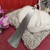 Borla de Recuerdos de Xiangfei 15CM Clavo Colgante Cerrado Bolsita Colgante para Coche Accesorios de Disfraz Antiguo Hanfu Cheongsam Accesorios para Ropa con Cuentas