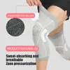 Rodilleras de Punto Transfronterizas Tallas Grandes para Personas Ligeramente con Sobrepeso y de Tallas Grandes, Equipo Protector Deportivo, Ligeras, Transpirables, Elásticas, Antideslizantes