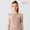 Chaleco deportivo de verano nuevo, de alta calidad, con espalda descubierta y almohadilla para el pecho, ropa de yoga a juego, ropa interior deportiva para mujer