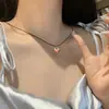 2023 nuevo collar con colgante de amor diseño de nicho femenino moda simple estrella de cinco puntas cadena para la clavícula Accesorios Venta al por mayor