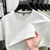 Camiseta de Manga Corta de Algodón Desang para Hombre, Camiseta Básica de Cuello Redondo, Camiseta Deportiva Transpirable de Secado Rápido de Manga Corta de Color Sólido Casual