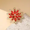 Venta Caliente Transfronteriza Shein Temu Popular Estilo Bohemio Anillo Abierto Floral de Lujo Ancho Venta al por Mayor