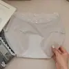 Pantaletas sexys de seda de hielo ultra delgadas sin costuras de alto valor, nuevo modelo 2026, calzones ultra delgados de encaje anti-pellizco de cadera