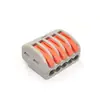 Conector tipo jaula Conector de cable Terminal de interruptor rápido tipo pulsador Bloque de terminales enchufable Terminal PCT