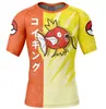 Verano 2024 Nuevo Comercio Exterior Europa y América Amazon Poceli Elfo Sueño Camiseta de Manga Corta Estampada Cuello Redondo Ropa de Fitness