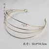 Diadema de pelo de cobre de cuatro capas para mujer santa, corona de pelo, esqueleto, alta gama, retención de color, electroforesis, cuerpo de flor envuelto a mano, estilo antiguo, joyería DIY