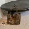 Bolsa Tote Retro Estilo Coreano Shuai Mijia para Mulheres 2026 Nova Moda Simples para o Dia a Dia Bolsa de Ombro Único Sob o Braço Bolsa de Mão
