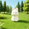 Colgante de Animal Pequeño Afelpado Resina Dibujo Animado Adorno Cadena de Teléfono Llavero Encanto para Bolso Colgante Accesorios DIY