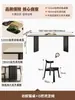 Lujo Ligero Minimalista Italiano Apartamento Pequeño Rectangular Hogar Estilo Retro Pizarra Combinación de Mesa y Sillas de Comedor Mesa de Comedor de Madera Maciza