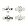 Accesorios de Joyería de Aleación DIY Colgante de Etiqueta con Letra Pulsera Collar Llavero Colgante de Eslabón S226