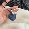 Nuevo Estilo Collar Melard Estampado Leopardo Gamuza Clip para Gafas Billetera Cadena Decorativa Larga Cadena de Sujetador Suave para Mujer