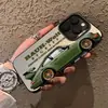 Elementos de Carreras Coche Deportivo Modificado Funda para Teléfono Móvil Iphone17 Apple 18Promax Estilo Europeo y Americano Cubierta Protectora Anticaídas