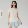 Camiseta de Verano 2026 para Mujer, Nueva, Ajustada, de Hombros Descubiertos, Elegante, de Manga Corta, Moderna, Versátil, Color Sólido