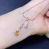 Colar Fanta Natural com Alta Clareza e Cor de Fogo Deslumbrante, Pedras Soltas de 5*6mm, Cada Uma uma Peça de Qualidade Premium! Prata de Lei S925, Cravação Finamente Trabalhada