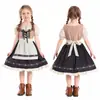 Disfraz nuevo alemán para padres e hijos de Oktoberfest Vestido Dirndl Atuendo para actuación en festival bávaro