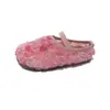 Sandalias para Niñas 2026 Verano Nuevo Estilo Estilo Chino Zapatos Bordados Correa Única Flor de Encaje Zapatos de Princesa Zapatos Hanfu