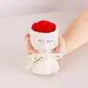 Rosa de Navidad mini flor seca ramo pequeño Día del Maestro enviar a novia cita bolsillo vida eterna flor de jabón venta al por mayor