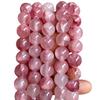 Jade Persa Otimizado Contas Espalhadas Contas Redondas Adicionam Cor Flor de Cola Vermelha Contas Redondas de Jade Pedra Natural Vermelho Sangue