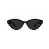 Gafas de sol retro de ojo de gato para mujer, de alta gama, para verano, para playa, anti-UV, para vacaciones, con cara cuadrada, pequeñas y visibles.