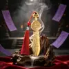 Herramienta Ritualista TaoístaEspada de Siete Estrellas del Fantasma de la Montaña Palabra Prohibida de Ciruela Púrpura Colgante de Ocho Trigramas Espada Celestial Sólida Adorno Esotérico de Latón