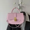 Versão coreana 2026 nova moda alta qualidade elegante versátil simples retrô bolsa de ombro única bolsa transversal bolsa sela