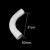Codo de Tubería de PVC Codo de Arco Grande Codo de 90 grados Codo de Arco Grande Tubería para Cable Luna Creciente Curva Grande Drenaje