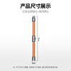 Wanchuang Compatível com Acessórios para Aspirador Dyson V7V8V10V11V15 Tubo de Extensão Metálico Dobrável Laranja Tubo Flexível