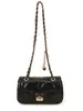 Bolsa Pequena Quadrada Matelassê Super Popular para Mulheres, Nova Bolsa de Corrente Primavera 2026, Bolsa de Ombro Transversal de Alto Padrão, Bolsa Pequena, Bolsa para Celular