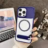 Nueva funda de teléfono con impresión de fibra de carbono, soporte de una palabra, succión magnética para iPhone16PROMAX, todo incluido 14 tendencia 11