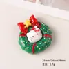 Accesorios de Resina para Manualidades de Dibujos Animados Joyería Gato de Navidad Pegamento de Crema Pasador Funda para Teléfono Móvil Hebilla de Zapato Llavero Colgante con