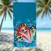 Toalla de Playa de Microfibra de Las Chicas Superpoderosas Secado Rápido y Absorbente de Agua Toalla de Baño para Nadar Infantil Portátil para Viajes Tamaño Grande