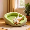 Cama para perro adecuada para todas las estaciones, desmontable y lavable, colchoneta para dormir de verano para perros medianos y pequeños como Bichón Frisé, nido para dormir de gato de nuevo estilo