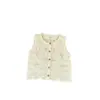 Chal Bordado de Primavera para Niñas de 26, Chaleco Cardigan Tejido para Niñas, Lindo Chaleco Bordado Calado