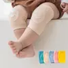 Rodilleras y coderas de felpa para niños, mangas para gateo de bebé de verano, con puntos, antideslizantes, calcetines con mangas para gateo, Amazon
