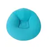 En stock de fábrica Sofá Flocado PVC Inflable Sofá Perezoso Apartamento Pequeño Hogar Asiento Individual Silla Redonda de Ocio