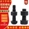 Grado 10.9 Acero de Alta Resistencia Estructura Perno de Corte por Torsión Estructura de Acero Accesorio de Conexión Hexagonal Grande Tornillo de Corte por Torsión