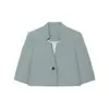 Venda Rápida Transfronteiriça Tong Item Quente 2026 Primavera Novo Blazer Curto 7011586 Calça Plissada 1967586