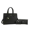2026 Bolso Nuevo Transfronterizo Moda Europea y Americana Retro Set de Tres Piezas Bolso para Suegra Bolso Simple de Hombro Cruzado