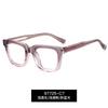 97725 Montura de gafas de moda con degradado de color europeo y americano tr90 gafas anti-luz azul protección ocular montura de gafas de tendencia al por mayor