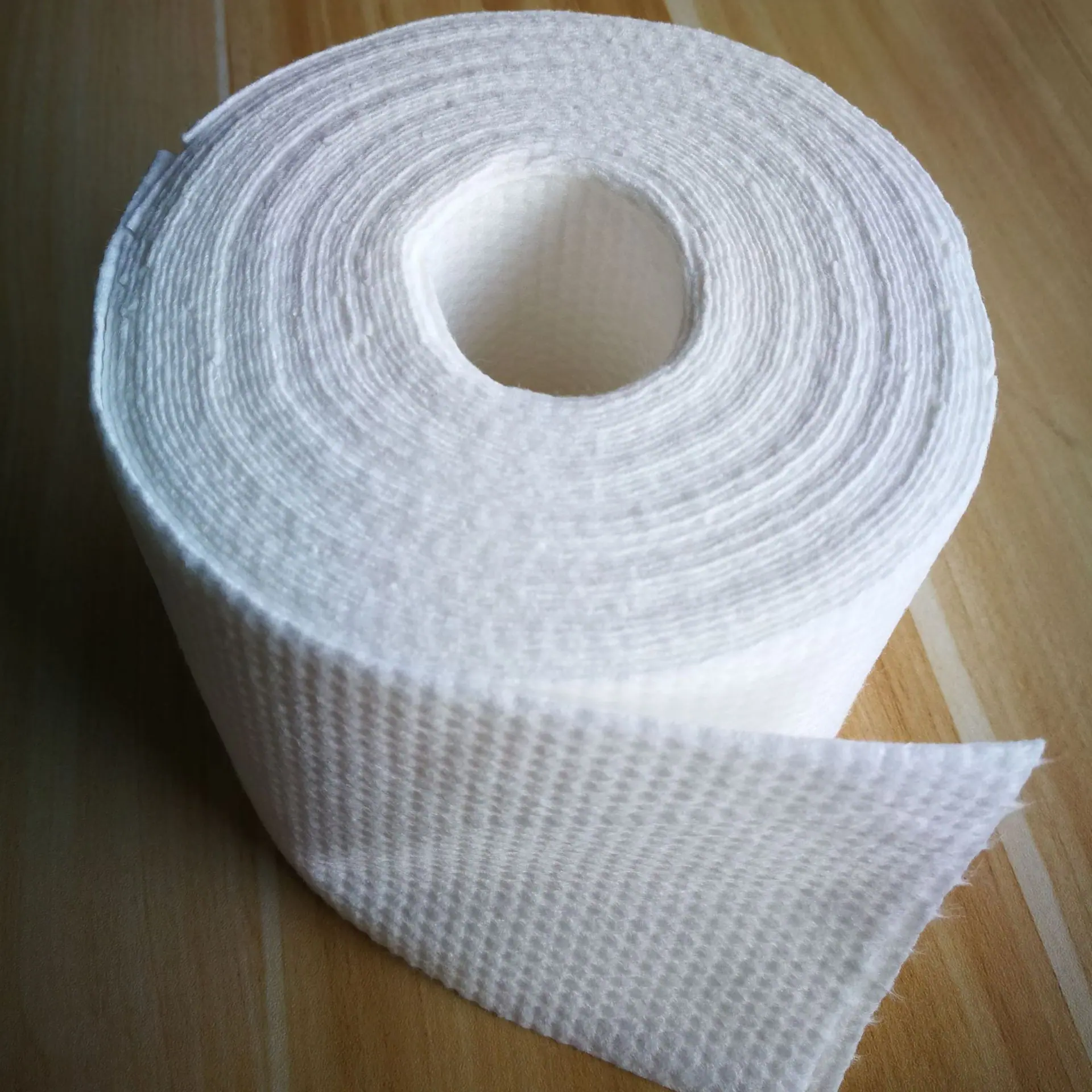 珍珠纹水刺无纺布 全棉
